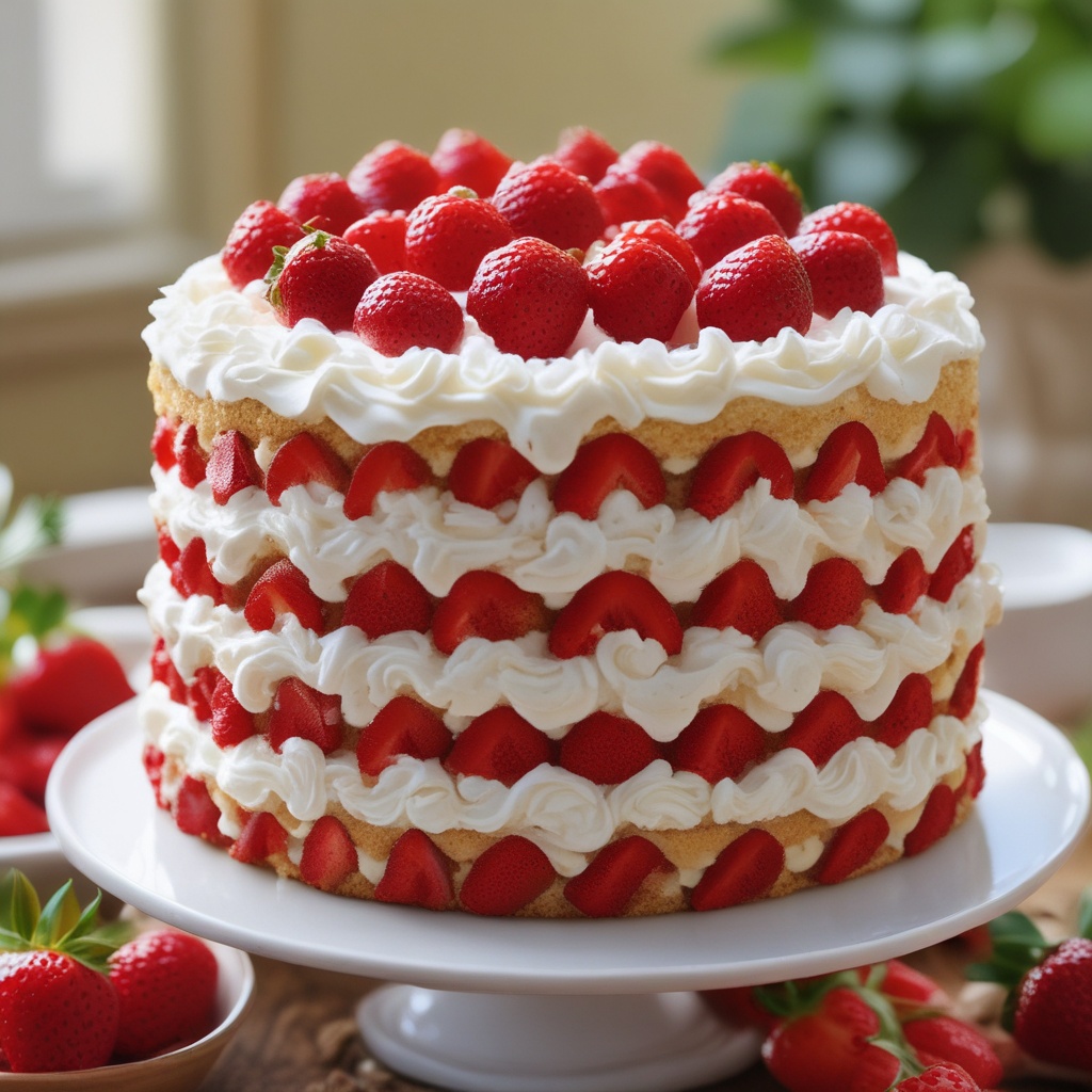 Strawberry cake